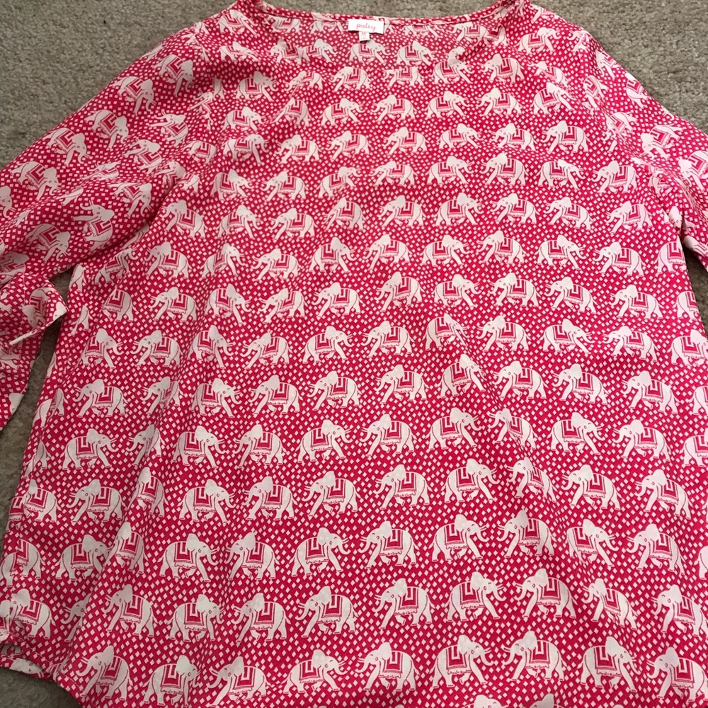 Pixley elephant blouse